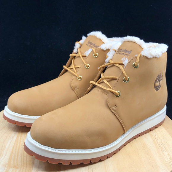 MENS TIMBERLAND RICHMOND RIDGE CHUKKA WATERPROOF BOOT-  SIZE 10.5 WHEAT NUBUCK - Picture 2 of 11